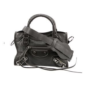 Balenciaga Classic Mini City Bag Grey Silver Hardware F/W 2016